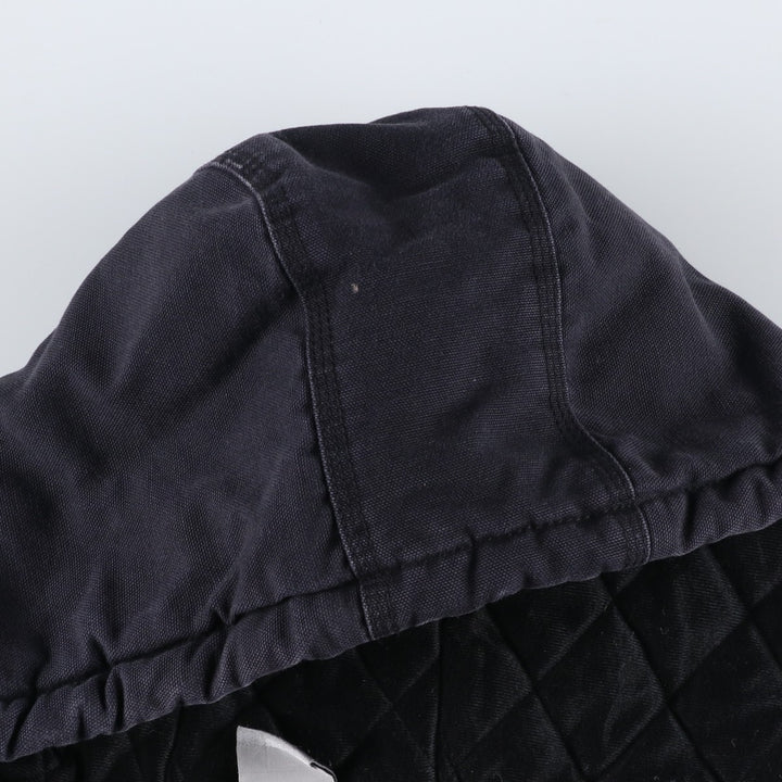 Carhartt Active Jacket, Padded Duck Full-Zip Hoodie, Women's, Size XL cotton Charcoal Vintage Second Hand