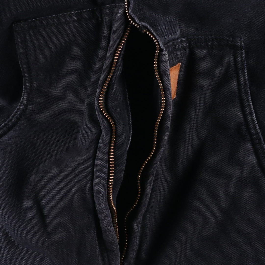 Carhartt Active Jacket, Padded Duck Full-Zip Hoodie, Women's, Size XL cotton Charcoal Vintage Second Hand