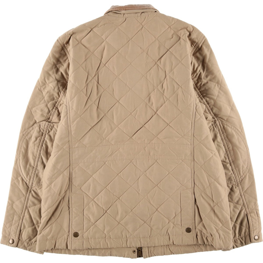 Ralph Lauren LAUREN Women's Quilted Puffer Jacket (Size L) polyester Beige type Vintage Second Hand