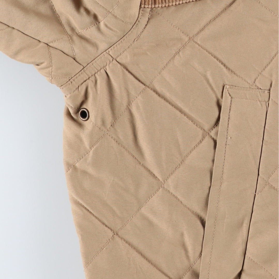 Ralph Lauren LAUREN Women's Quilted Puffer Jacket (Size L) polyester Beige type Vintage Second Hand