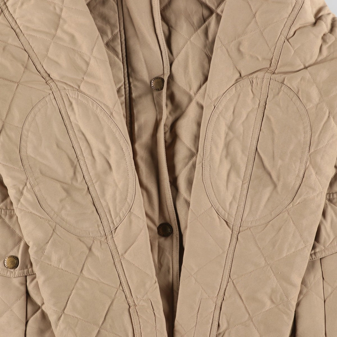 Ralph Lauren LAUREN Women's Quilted Puffer Jacket (Size L) polyester Beige type Vintage Second Hand