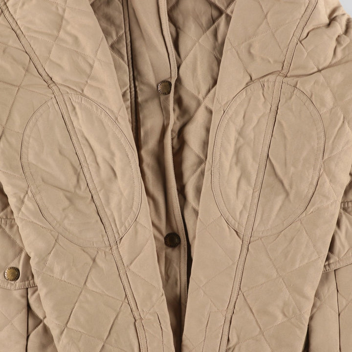Ralph Lauren LAUREN Women's Quilted Puffer Jacket (Size L) polyester Beige type Vintage Second Hand