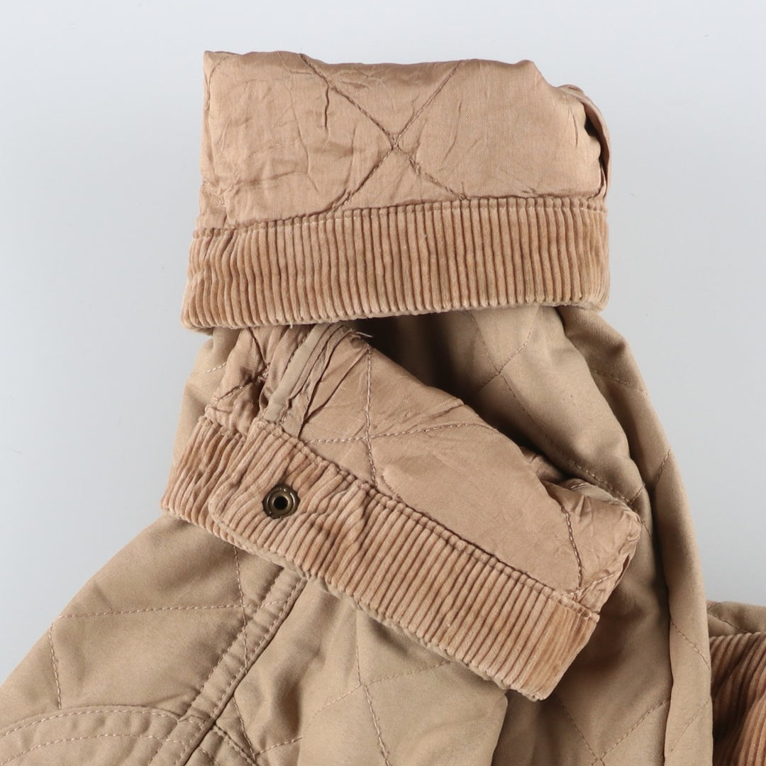 Ralph Lauren LAUREN Women's Quilted Puffer Jacket (Size L) polyester Beige type Vintage Second Hand