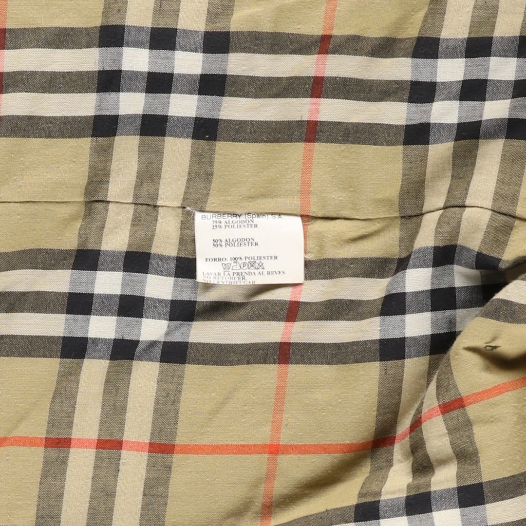 Burberry's BURBERRY LONDON padded corduroy jacket, women's size L cotton Khaki type Vintage Second Hand