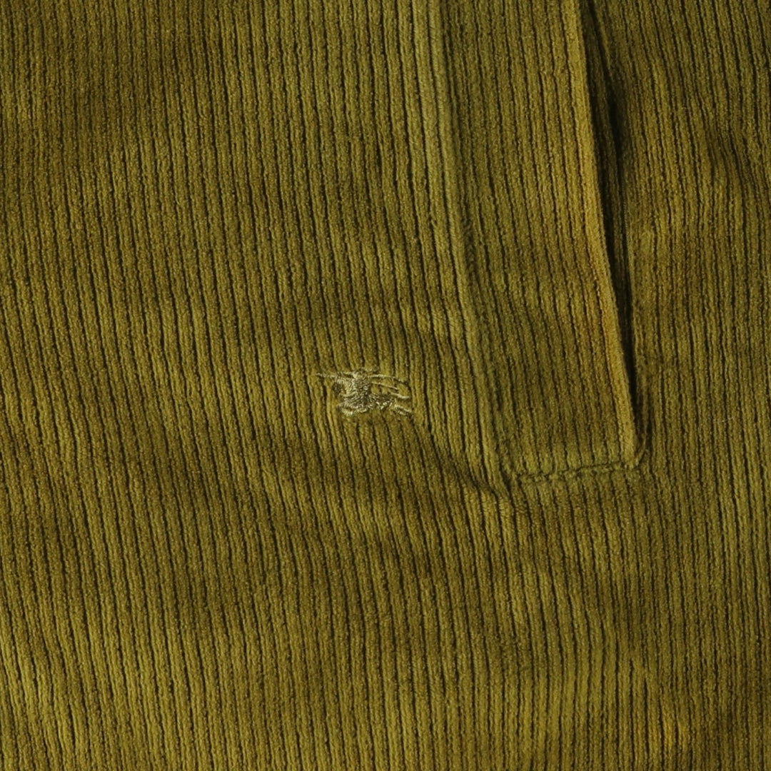 Burberry's BURBERRY LONDON padded corduroy jacket, women's size L cotton Khaki type Vintage Second Hand