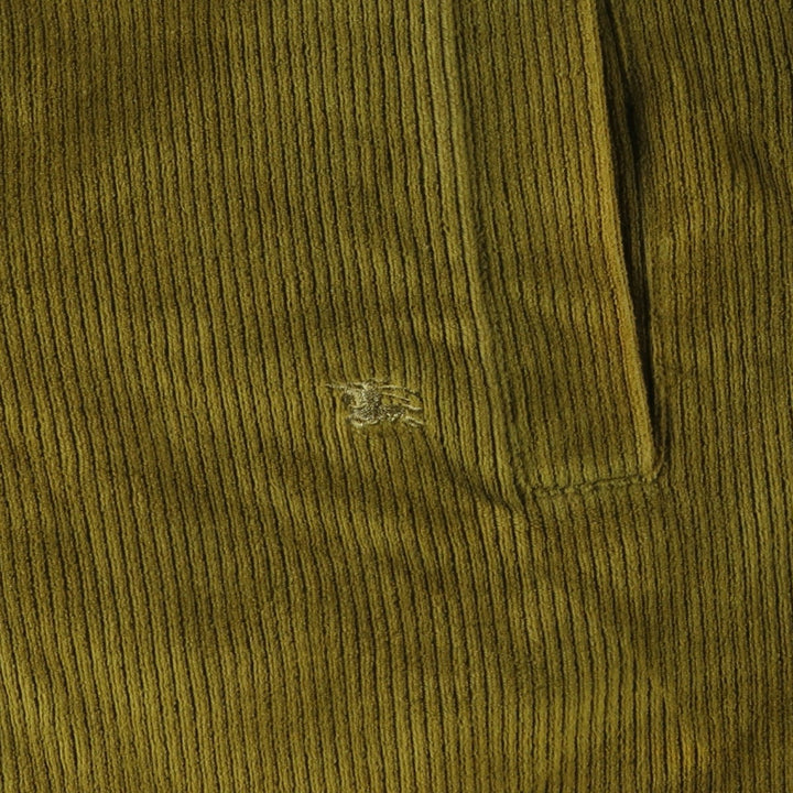 Burberry's BURBERRY LONDON padded corduroy jacket, women's size L cotton Khaki type Vintage Second Hand