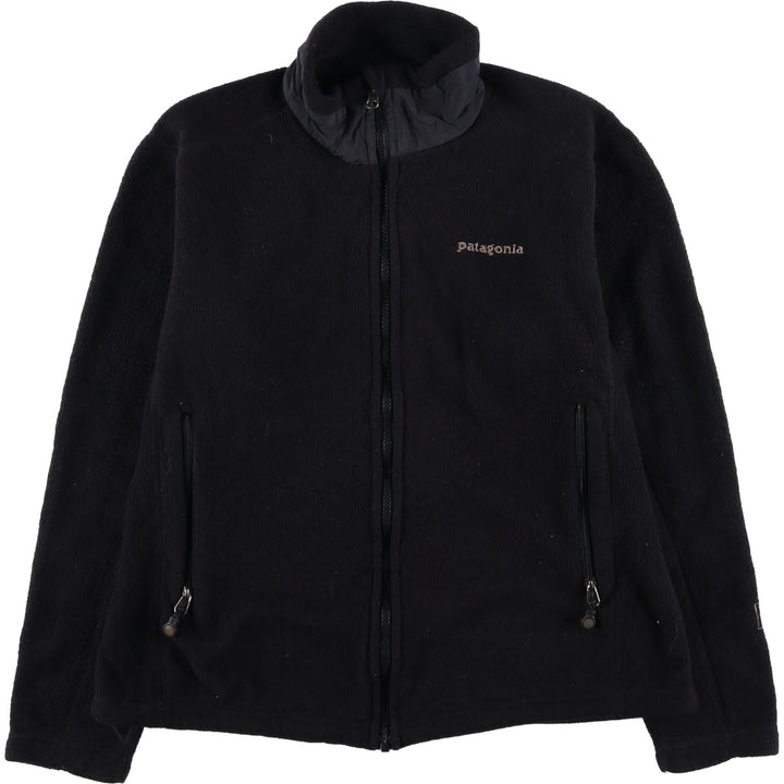 Patagonia fleece jacket, women's size M polyester black type Vintage Second Hand