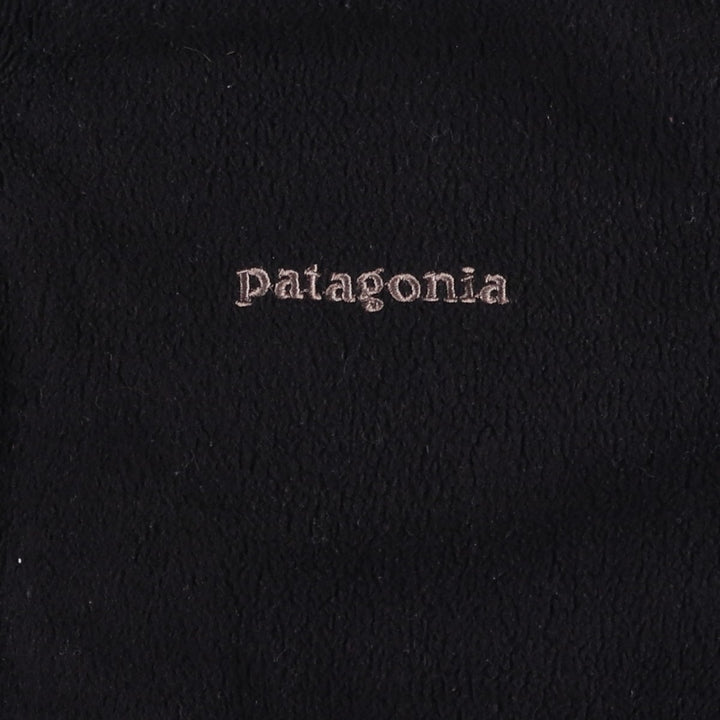 Patagonia fleece jacket, women's size M polyester black type Vintage Second Hand