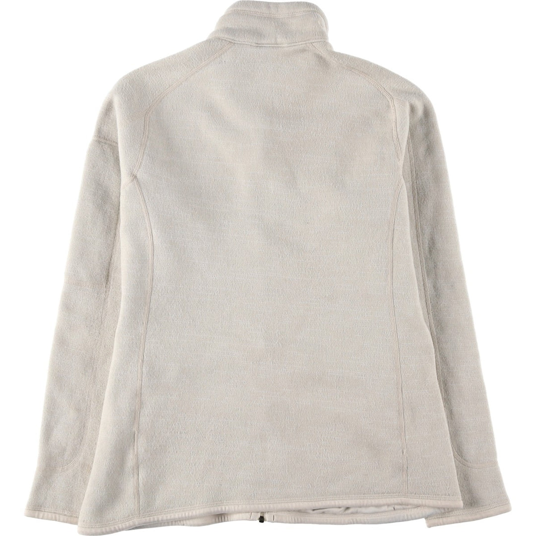Patagonia Better Sweater Jacket 25542SP16 Fleece Jacket, Women's Size L polyester ivory Vintage Second Hand