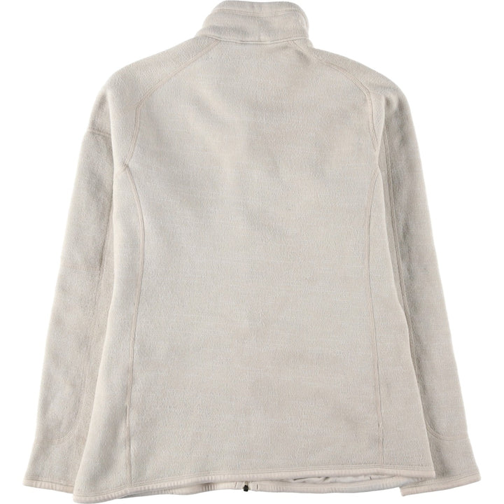 Patagonia Better Sweater Jacket 25542SP16 Fleece Jacket, Women's Size L polyester ivory Vintage Second Hand