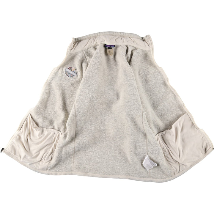 Patagonia Better Sweater Jacket 25542SP16 Fleece Jacket, Women's Size L polyester ivory Vintage Second Hand