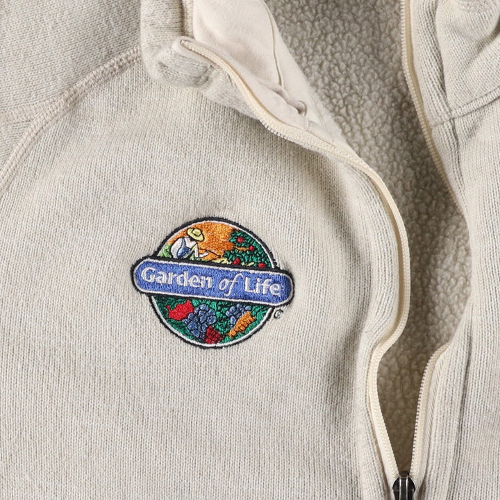 Patagonia Better Sweater Jacket 25542SP16 Fleece Jacket, Women's Size L polyester ivory Vintage Second Hand