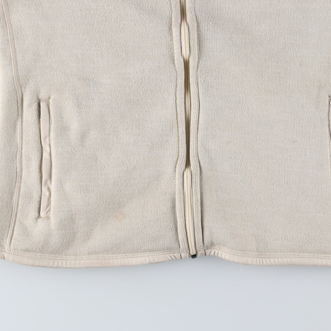 Patagonia Better Sweater Jacket 25542SP16 Fleece Jacket, Women's Size L polyester ivory Vintage Second Hand