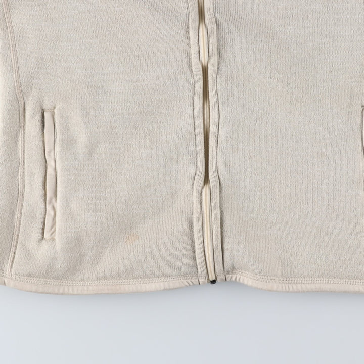 Patagonia Better Sweater Jacket 25542SP16 Fleece Jacket, Women's Size L polyester ivory Vintage Second Hand