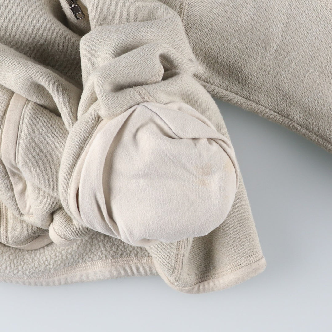 Patagonia Better Sweater Jacket 25542SP16 Fleece Jacket, Women's Size L polyester ivory Vintage Second Hand