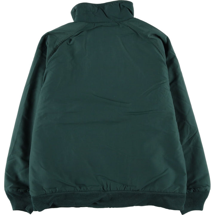 Vintage 80s-90'S Lands' End padded fleece jacket, women's size M Nylon green type Vintage Second Hand
