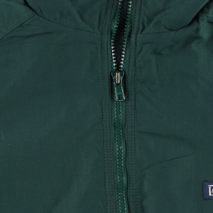 Vintage 80s-90'S Lands' End padded fleece jacket, women's size M Nylon green type Vintage Second Hand