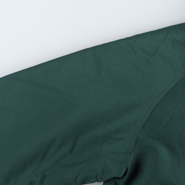 Vintage 80s-90'S Lands' End padded fleece jacket, women's size M Nylon green type Vintage Second Hand
