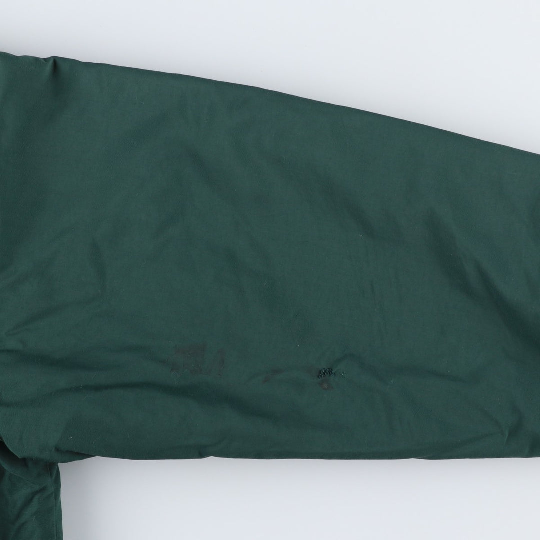 Vintage 80s-90'S Lands' End padded fleece jacket, women's size M Nylon green type Vintage Second Hand
