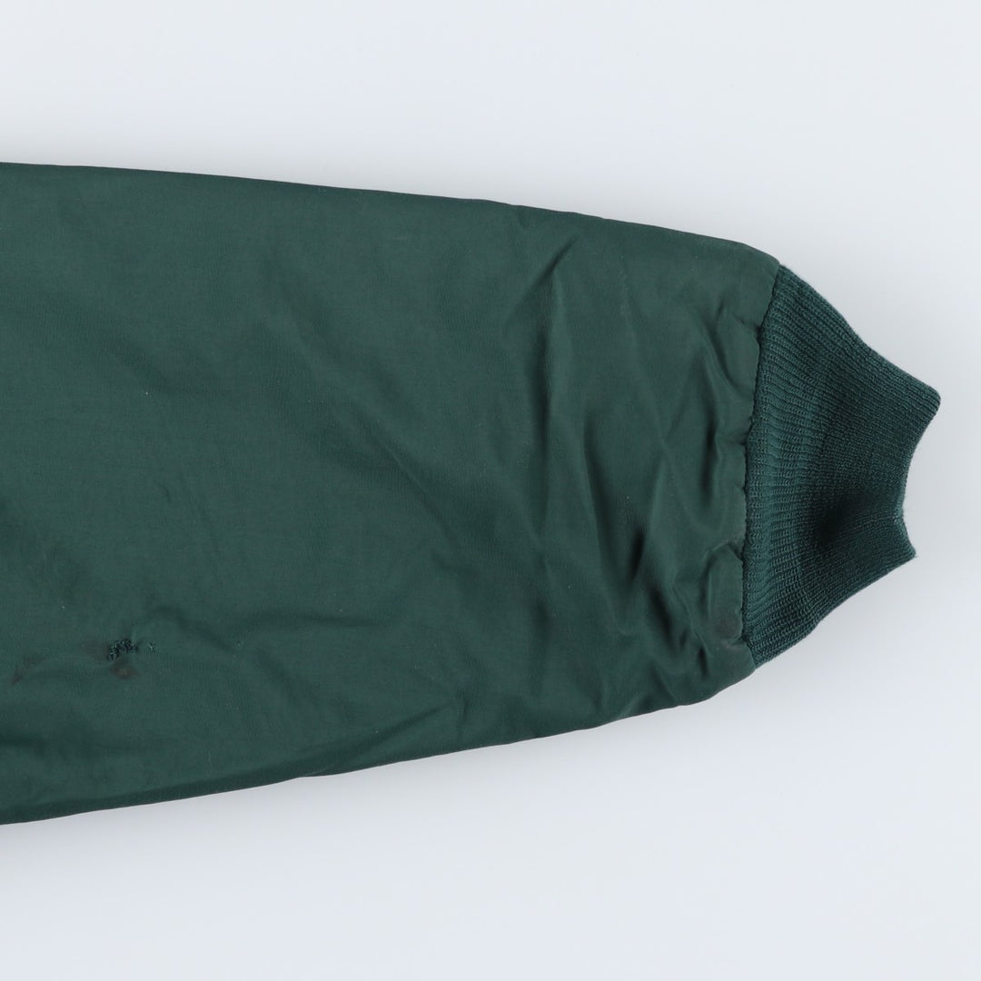 Vintage 80s-90'S Lands' End padded fleece jacket, women's size M Nylon green type Vintage Second Hand