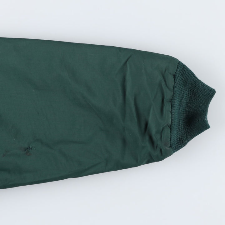 Vintage 80s-90'S Lands' End padded fleece jacket, women's size M Nylon green type Vintage Second Hand