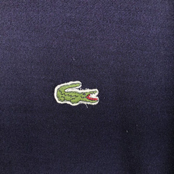Vintage 70s-80'S Lacoste IZOD Jersey Track Jacket, Men's Size Medium acrylic navy blue type Vintage Second Hand
