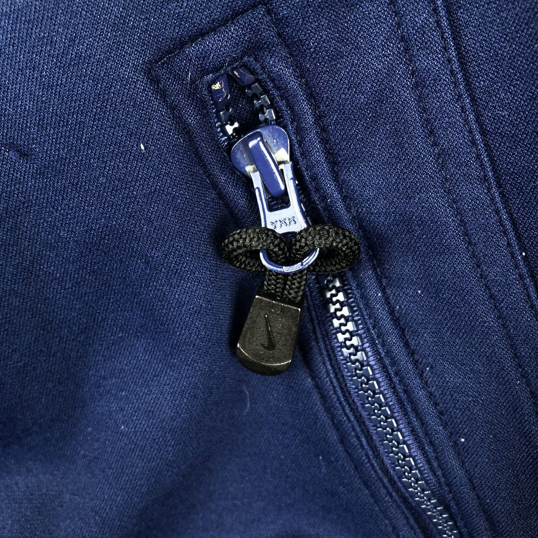 00'S Nike NIKE TEAM Jersey Track Jacket Men's L size polyester navy blue type Vintage Second Hand
