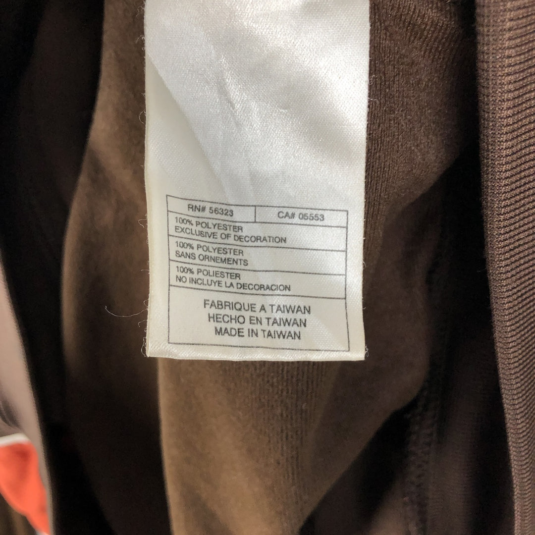 00'S Nike Jersey Track Jacket Men's L size polyester brown type Vintage Second Hand