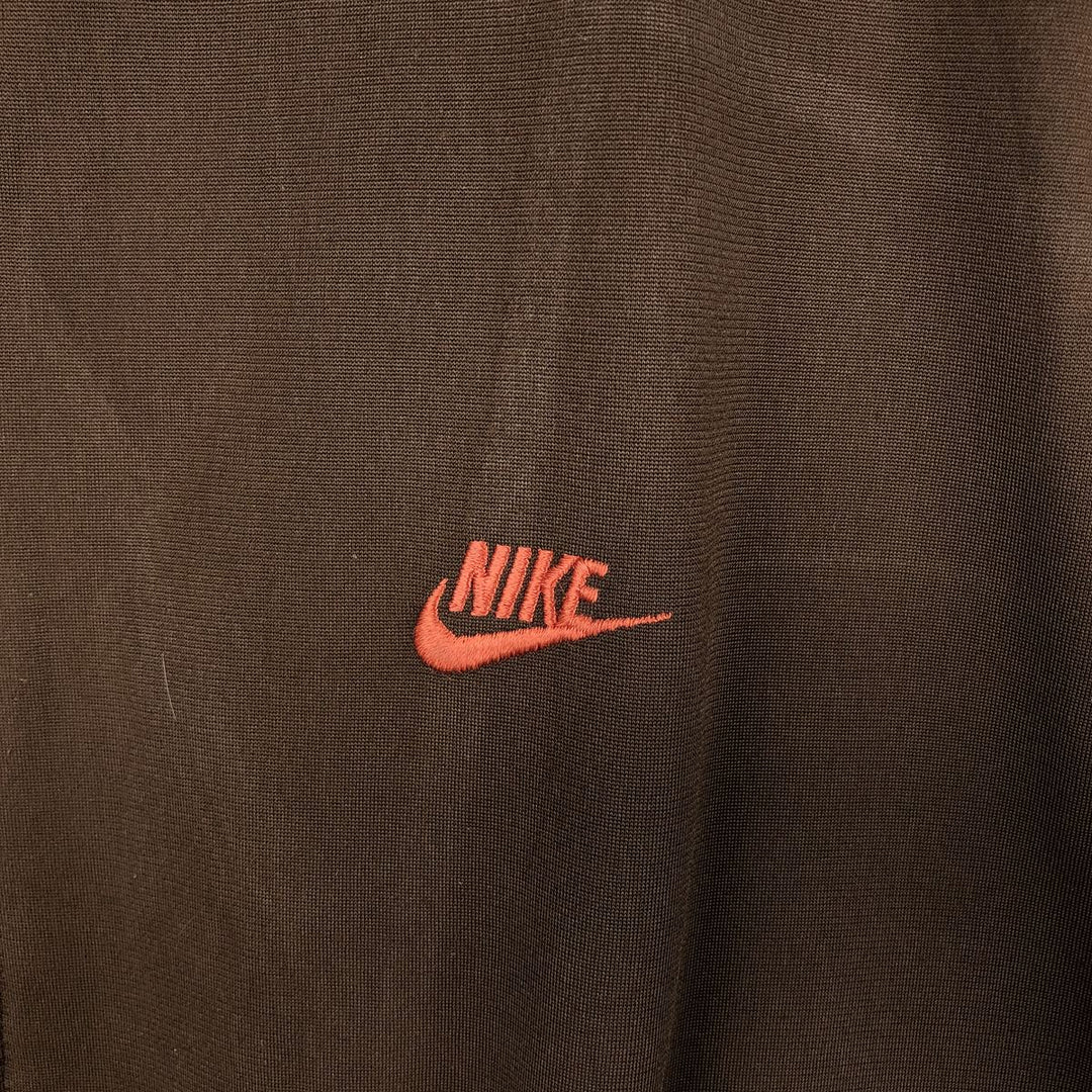00'S Nike Jersey Track Jacket Men's L size polyester brown type Vintage Second Hand