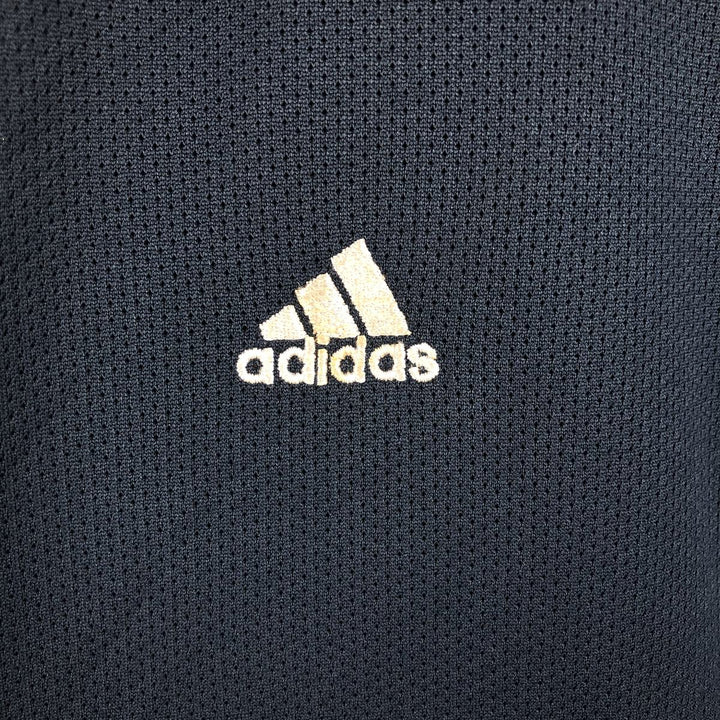 00'S adidas jersey track jacket, men's XL size polyester navy blue type Vintage Second Hand