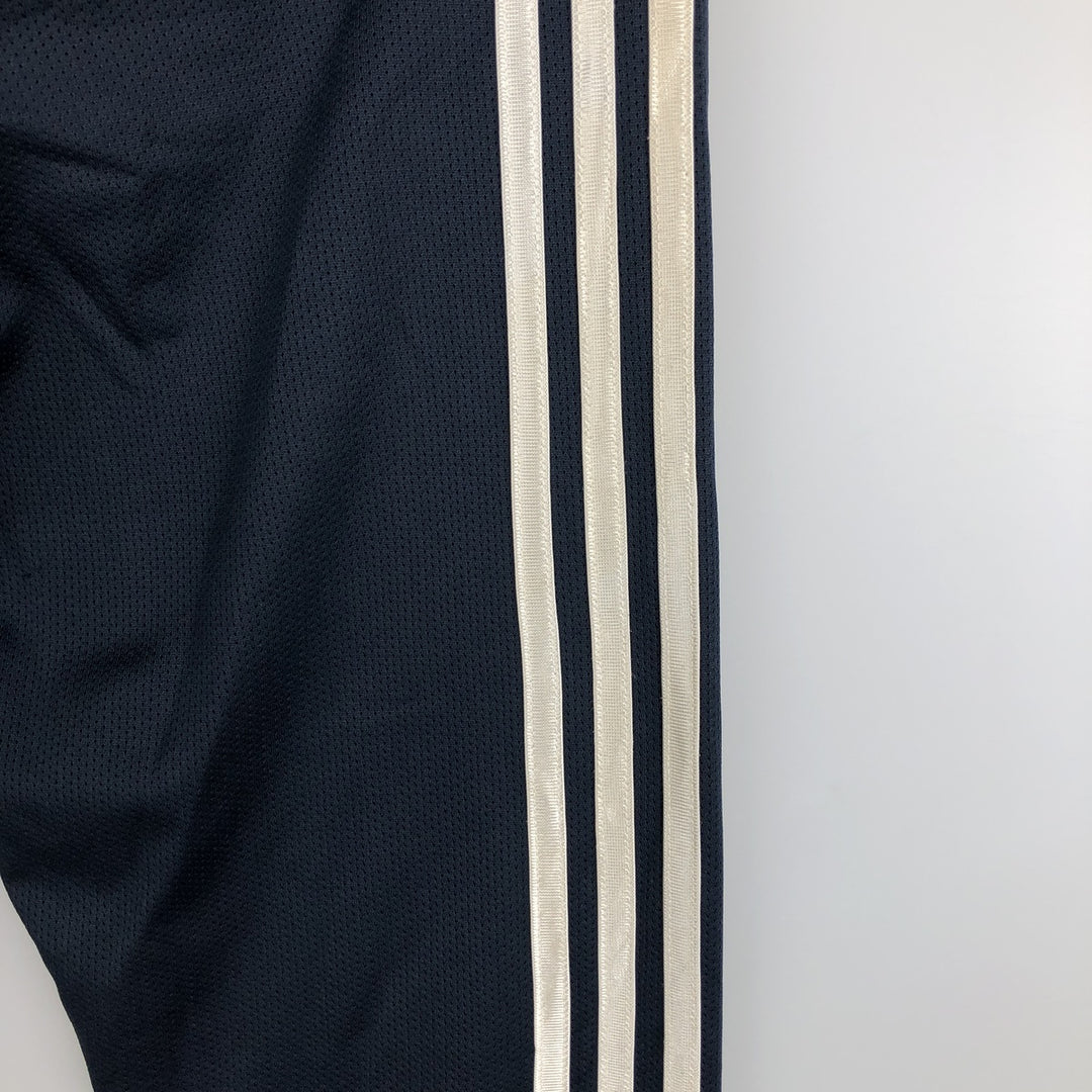 00'S adidas jersey track jacket, men's XL size polyester navy blue type Vintage Second Hand