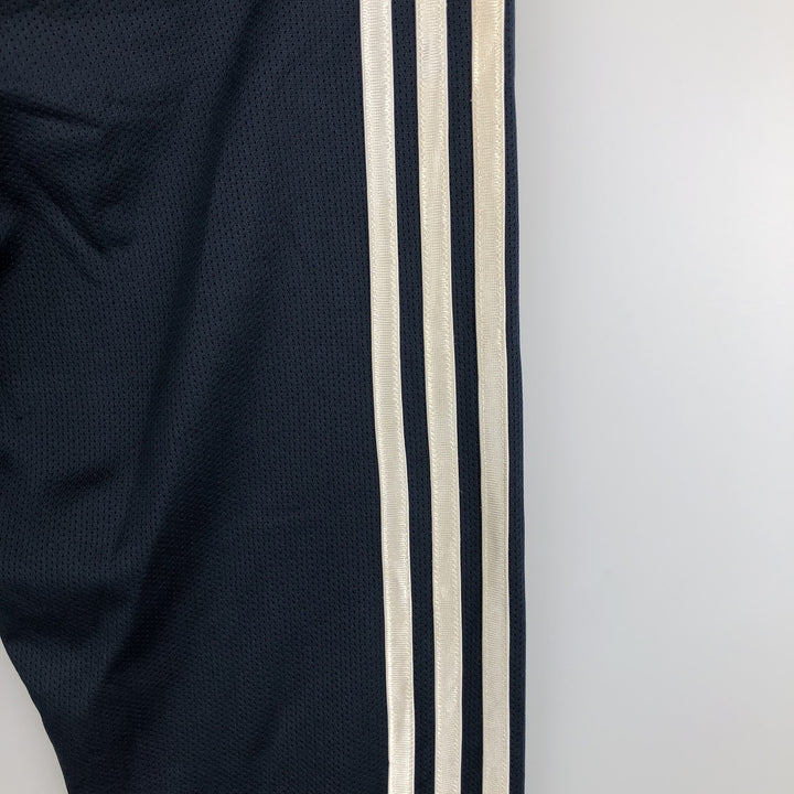 00'S adidas jersey track jacket, men's XL size polyester navy blue type Vintage Second Hand