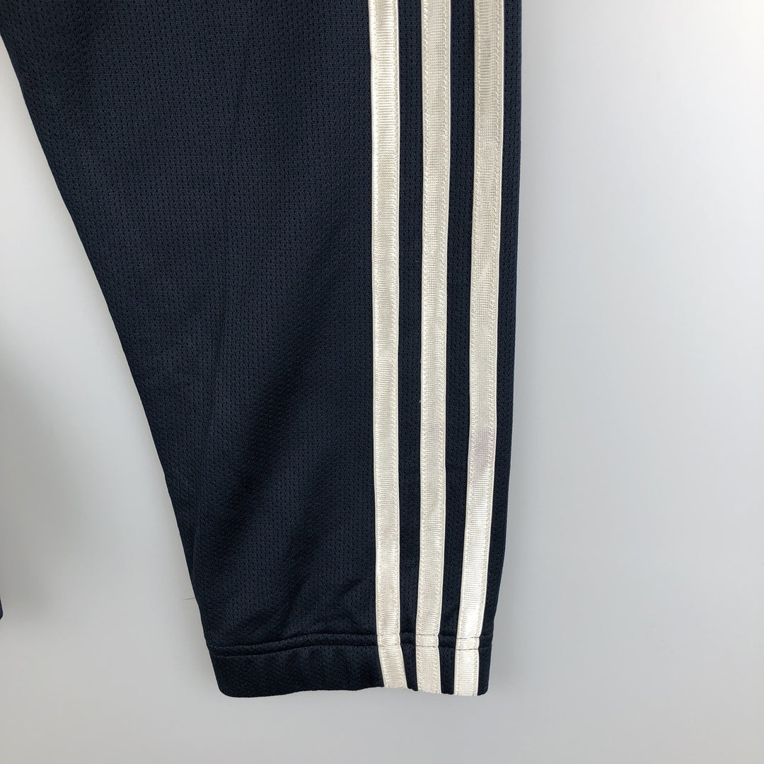 00'S adidas jersey track jacket, men's XL size polyester navy blue type Vintage Second Hand