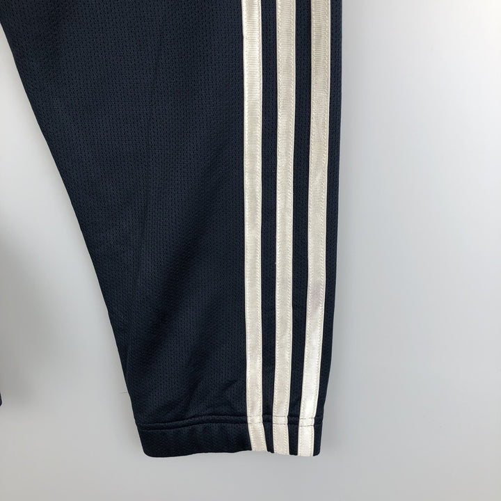 00'S adidas jersey track jacket, men's XL size polyester navy blue type Vintage Second Hand