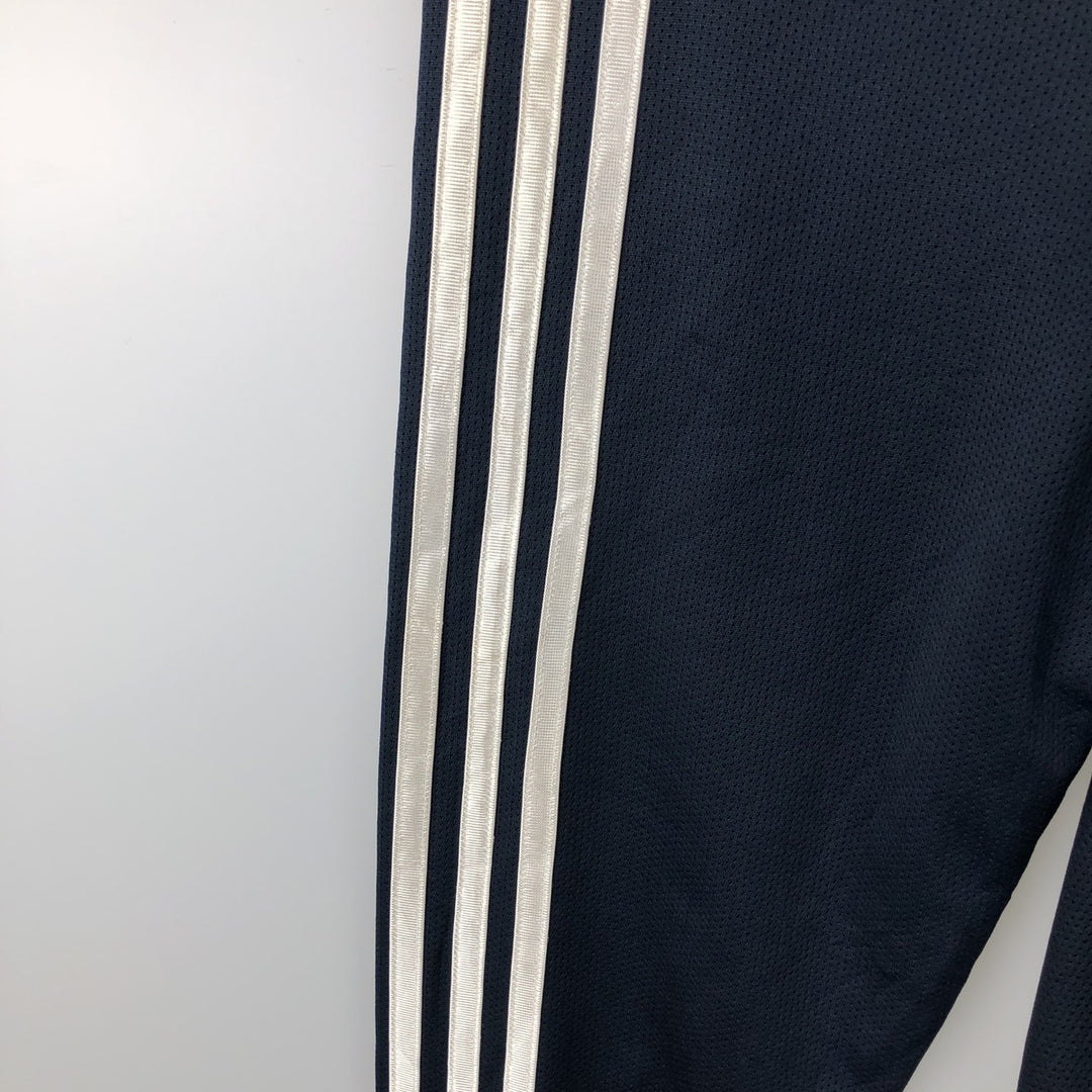 00'S adidas jersey track jacket, men's XL size polyester navy blue type Vintage Second Hand