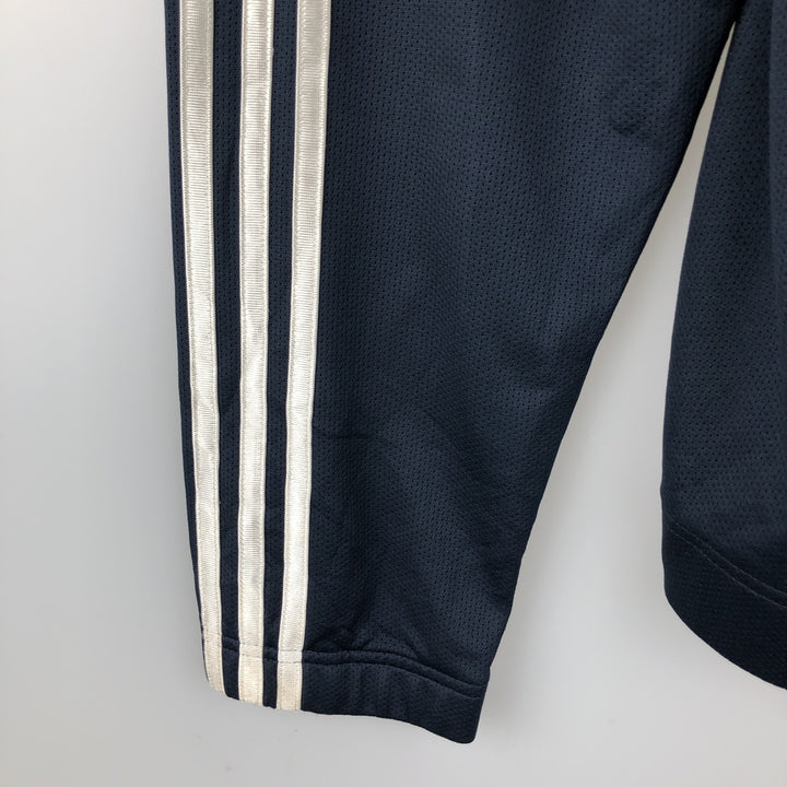 00'S adidas jersey track jacket, men's XL size polyester navy blue type Vintage Second Hand
