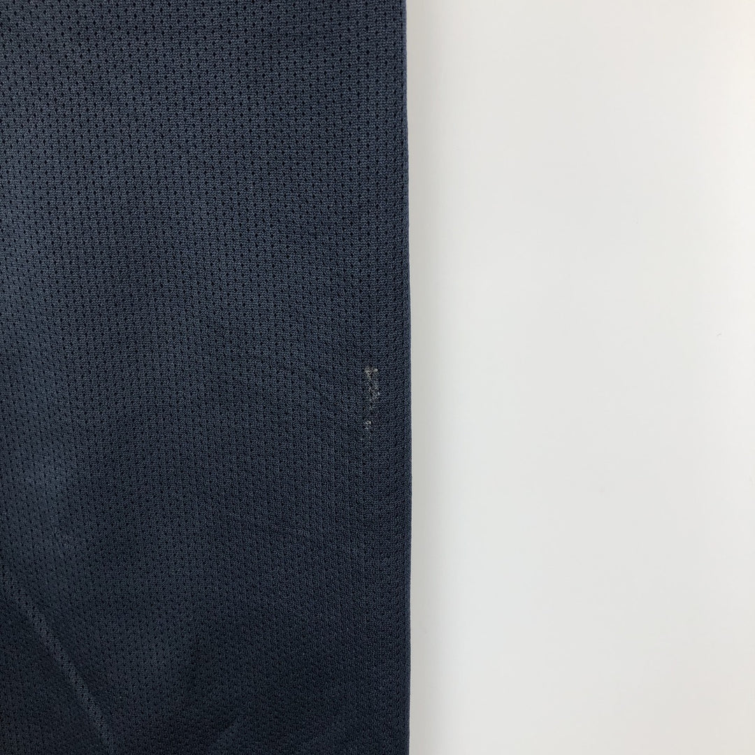 00'S adidas jersey track jacket, men's XL size polyester navy blue type Vintage Second Hand