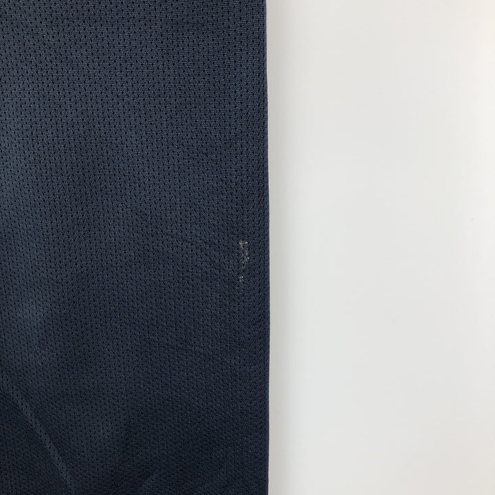 00'S adidas jersey track jacket, men's XL size polyester navy blue type Vintage Second Hand