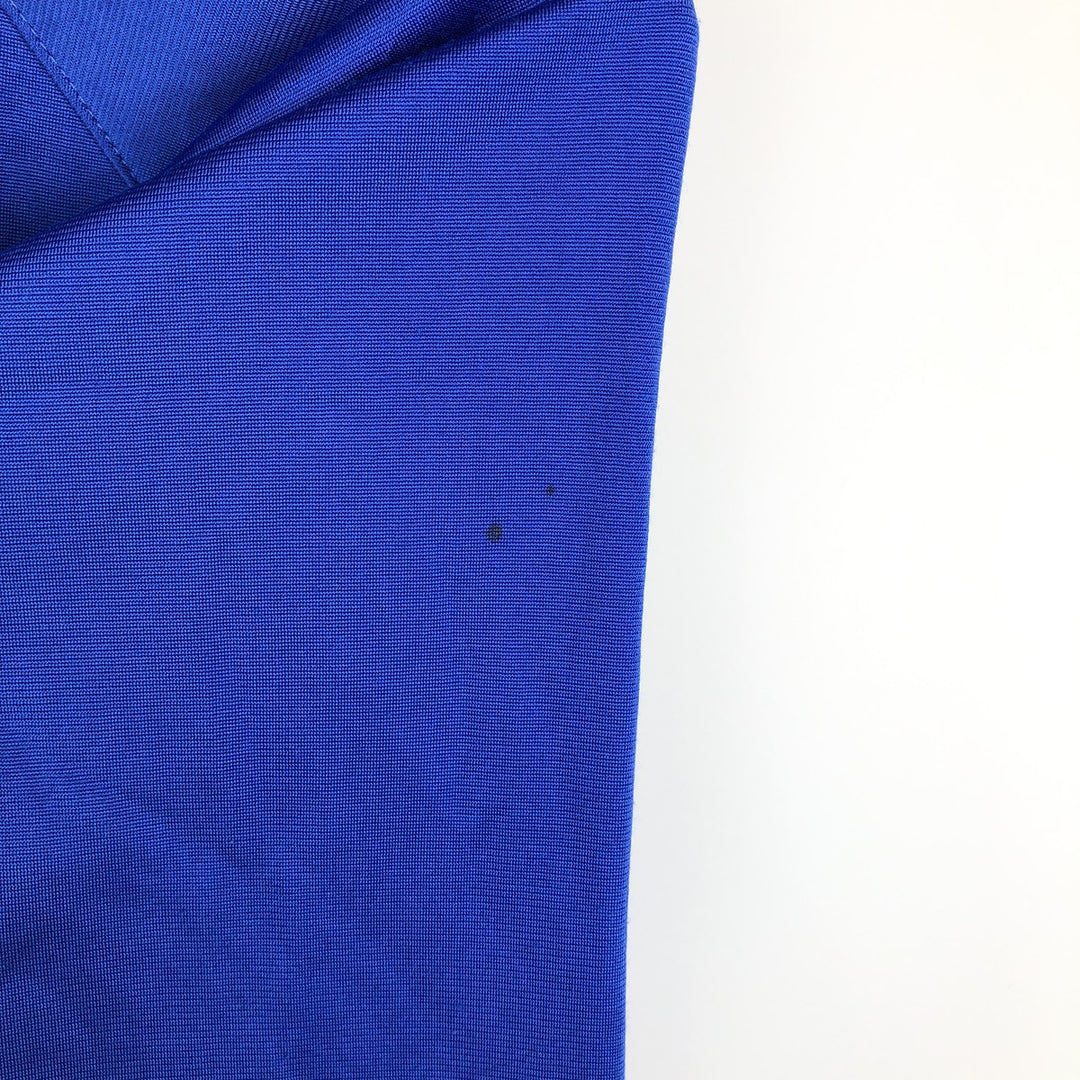00'S adidas jersey track jacket, men's size L polyester blue type Vintage Second Hand