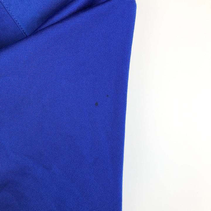 00'S adidas jersey track jacket, men's size L polyester blue type Vintage Second Hand