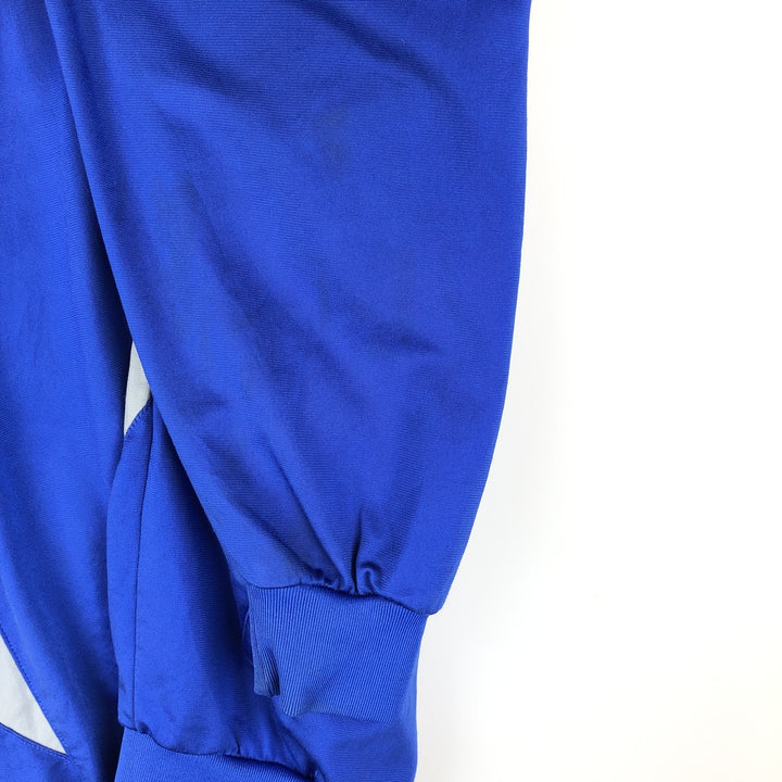 00'S adidas jersey track jacket, men's size L polyester blue type Vintage Second Hand
