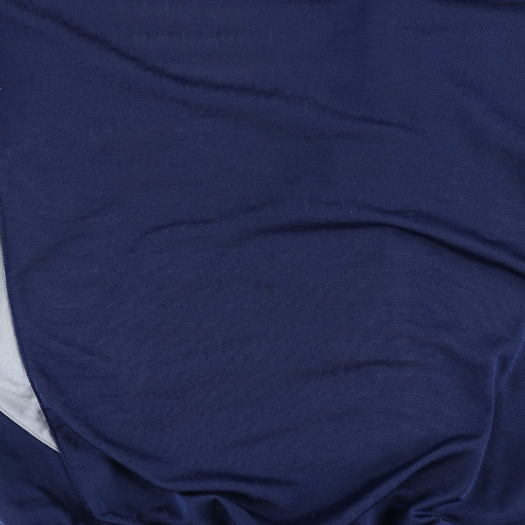 00'S adidas jersey track jacket, men's size L polyester Navy blue Vintage Second Hand