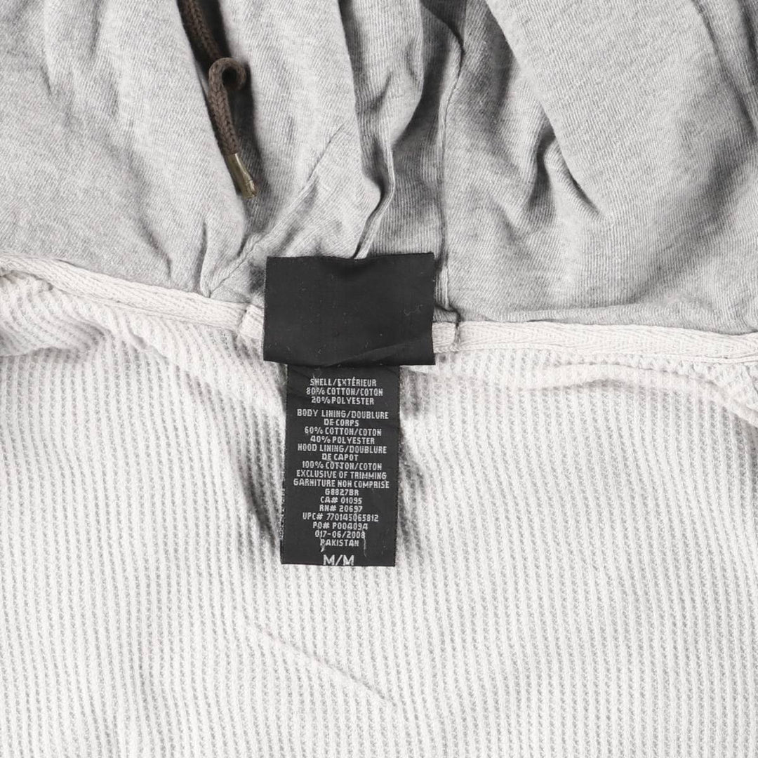 Dickies Sweat Full Zip Hoodie Men's M Size cotton beige type brown Vintage Second Hand