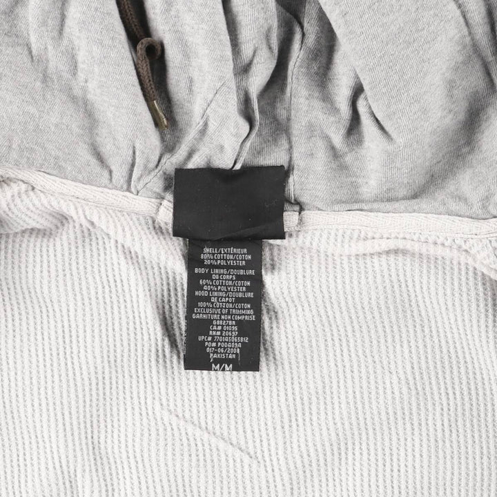 Dickies Sweat Full Zip Hoodie Men's M Size cotton beige type brown Vintage Second Hand