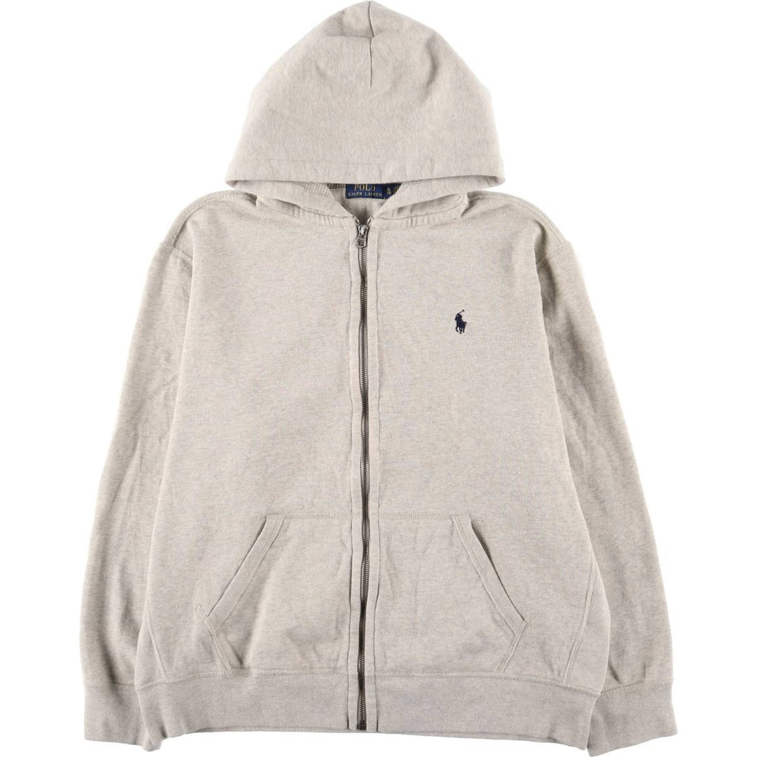 Ralph Lauren POLO by Ralph Lauren Sweat Full Zip Hoodie Men's XL cotton gray type Vintage Second Hand