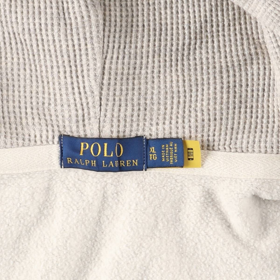 Ralph Lauren POLO by Ralph Lauren Sweat Full Zip Hoodie Men's XL cotton gray type Vintage Second Hand