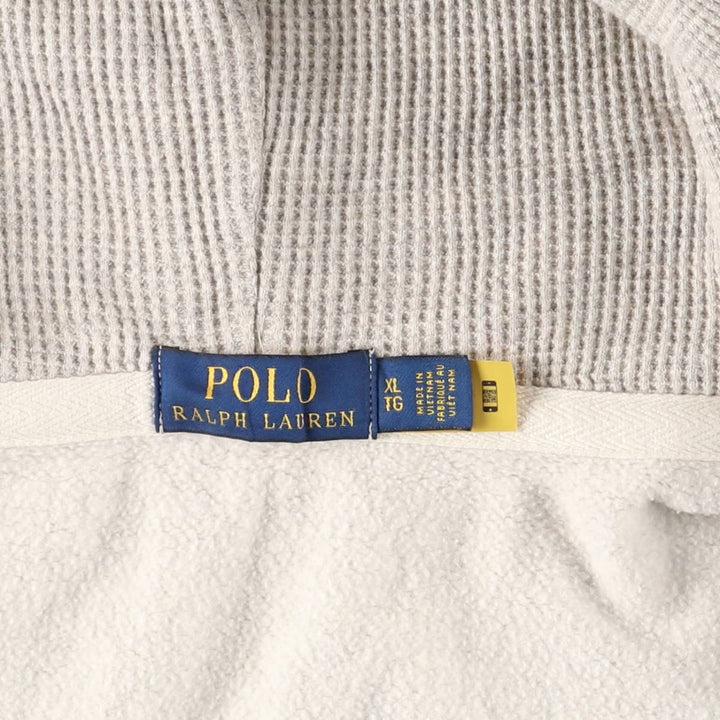 Ralph Lauren POLO by Ralph Lauren Sweat Full Zip Hoodie Men's XL cotton gray type Vintage Second Hand
