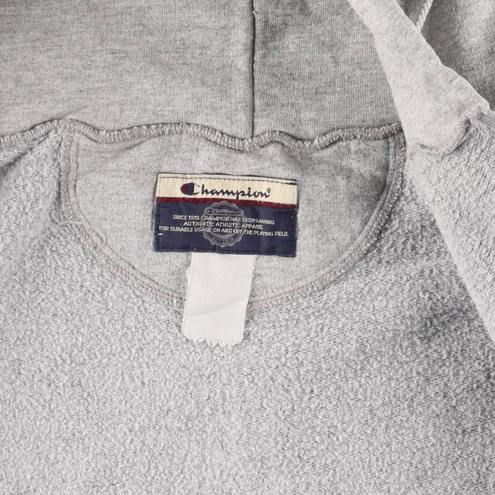 2000'S Champion Sweatshirt Full Zip Hoodie Men's XXL unclear gray type Vintage Second Hand