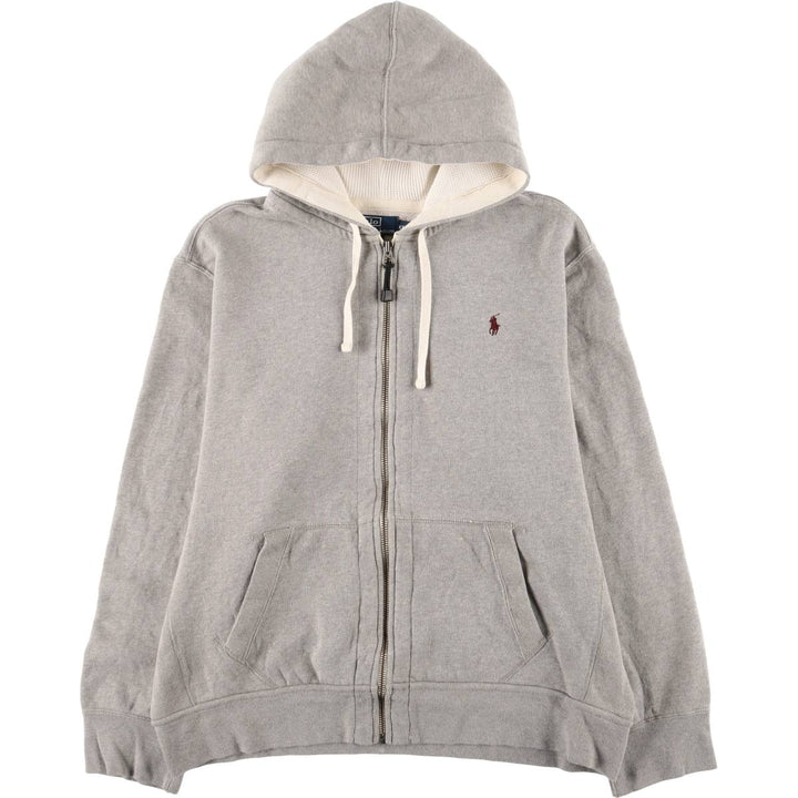 Ralph Lauren POLO by Ralph Lauren Sweat Full Zip Hoodie Men's XXL cotton gray type Vintage Second Hand