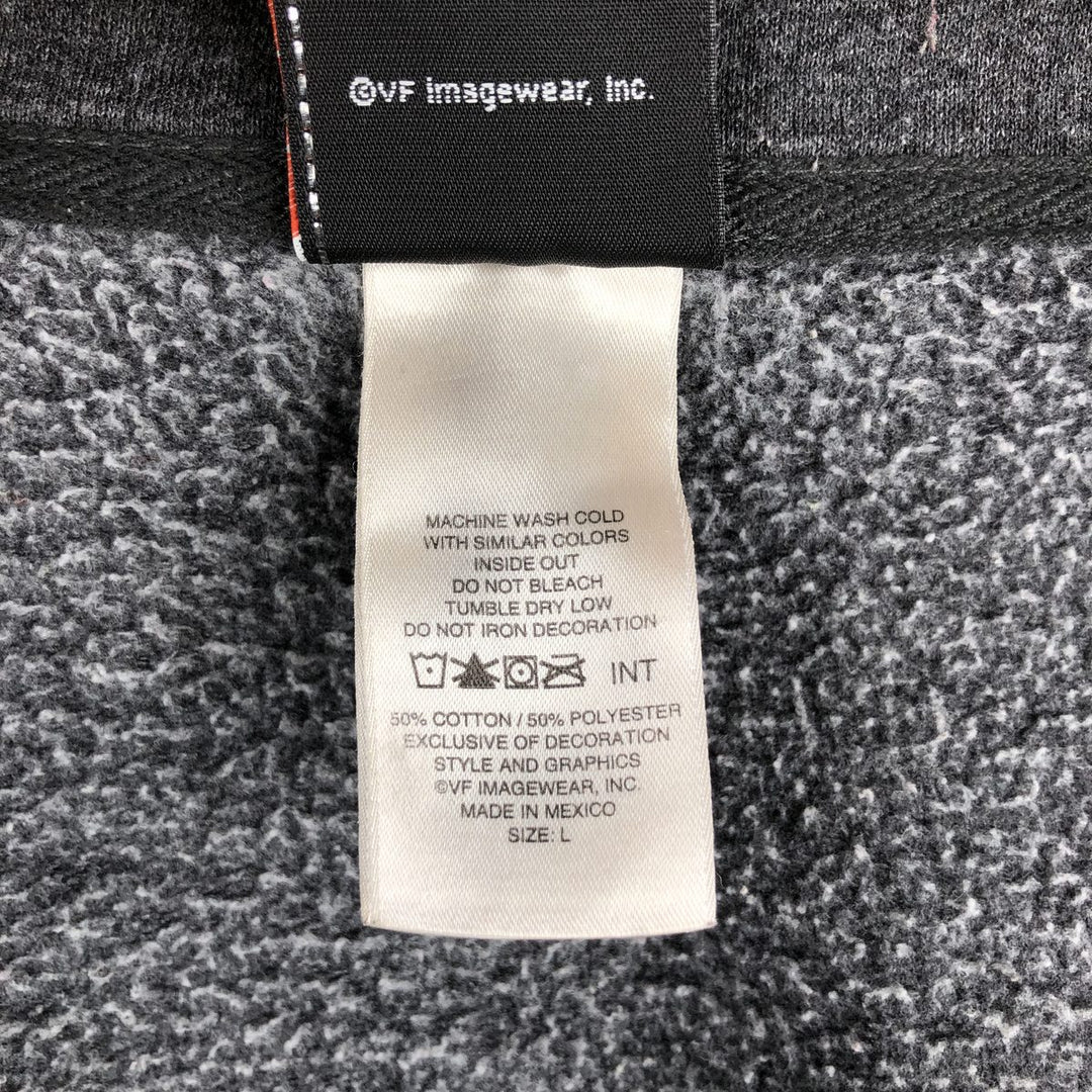 Harley-Davidson Full Zip Sweatshirt, Men's Size L cotton gray type Vintage Second Hand